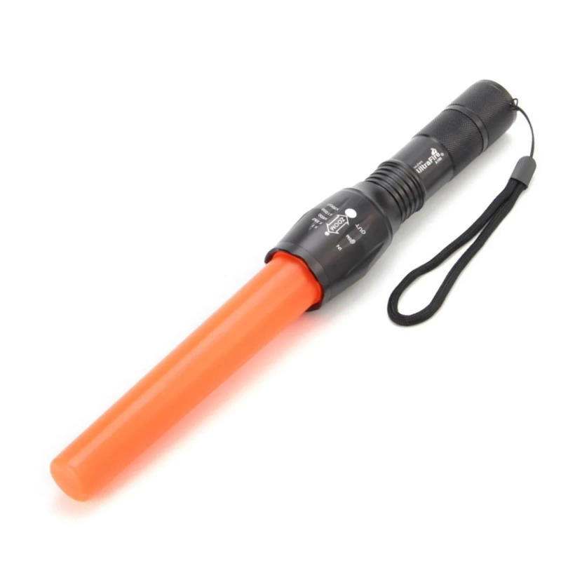 Description Picture 3 of itemUltraFire A100 6 Inches Traffic Wand Safety Signal Warning Flash Light Powerful Led Flashlight Outdoor Lamp for Parking Command