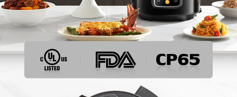 Description Picture 3 of itemCOMFEE’ 6 Quart 9-in-1 Electric Pressure Cooker 13 Presets Instant Multi Cooker Olla de Presion Slow Rice Cooker Non-Stick Pot