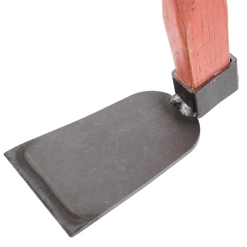 Description Picture 4 of itemIron Gardening Cultivator Manual Wooden Handle Agriculture Hoe Vegetable Farming Tool Weeding Hoe