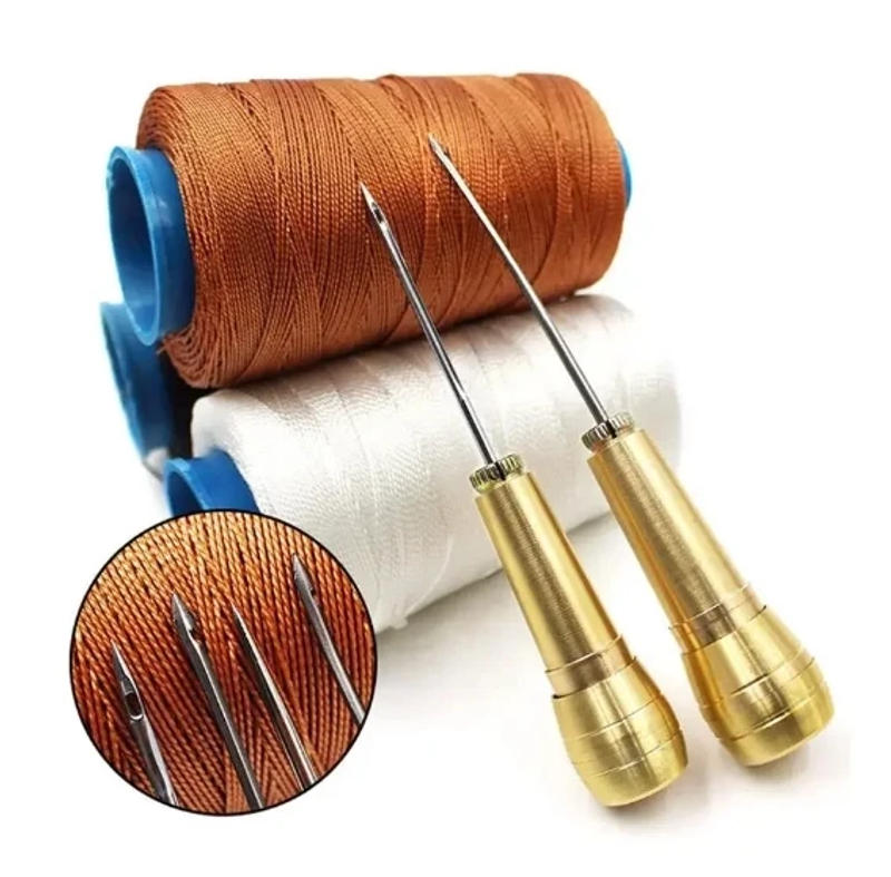 Description Picture 5 of itemLeather Sewing Awl Set Replaceable Multifunctional Shoes Repair Tool Kit Punch Stitching Needles DIY Sewing Leathercraft