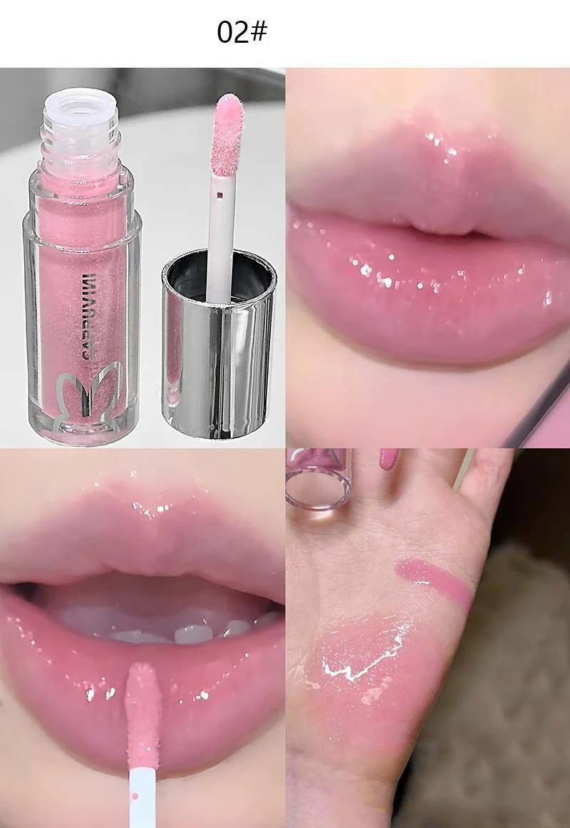 Description Picture 6 of itemSparkling Diamond Lip Gloss Mirror Moisturizing Non-Sticky Cup Long Lasting Shimmer Lip Glaze Glitter Liquid Lipstick Makeup