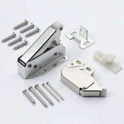 Durable Slide Locker Furniture Hardware Sliding Door Catcher Cabinet Door Suction Door Buckle Door Bouncer