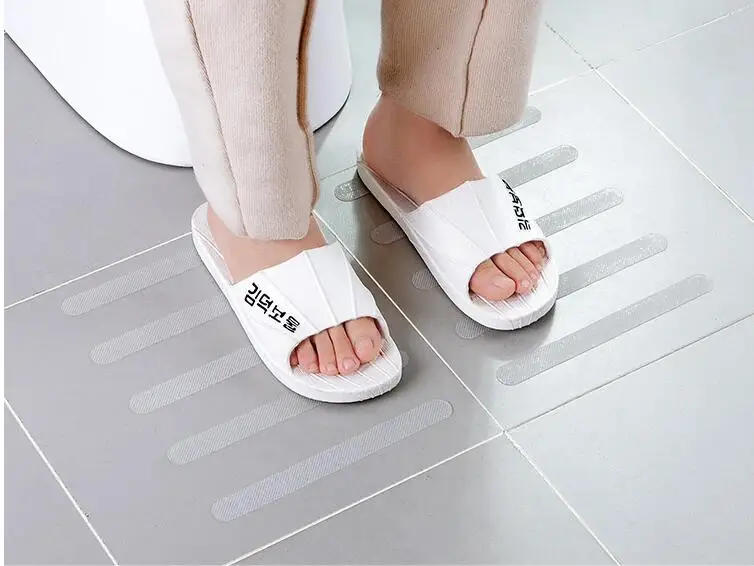 Description Picture 3 of itemBathroom Bathtub Non-slip Stickers Transparent Stairs Tape Safety Shower Anti-slip Strips Dropshipping