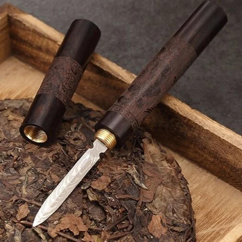 Description Picture 2 of itemChinese Tea Knife Needle Yunnan Puer Knife Shu Shen Raw Puerh Tea Cake Pu Er Erh Cube Cutters Brick Tools Accessories