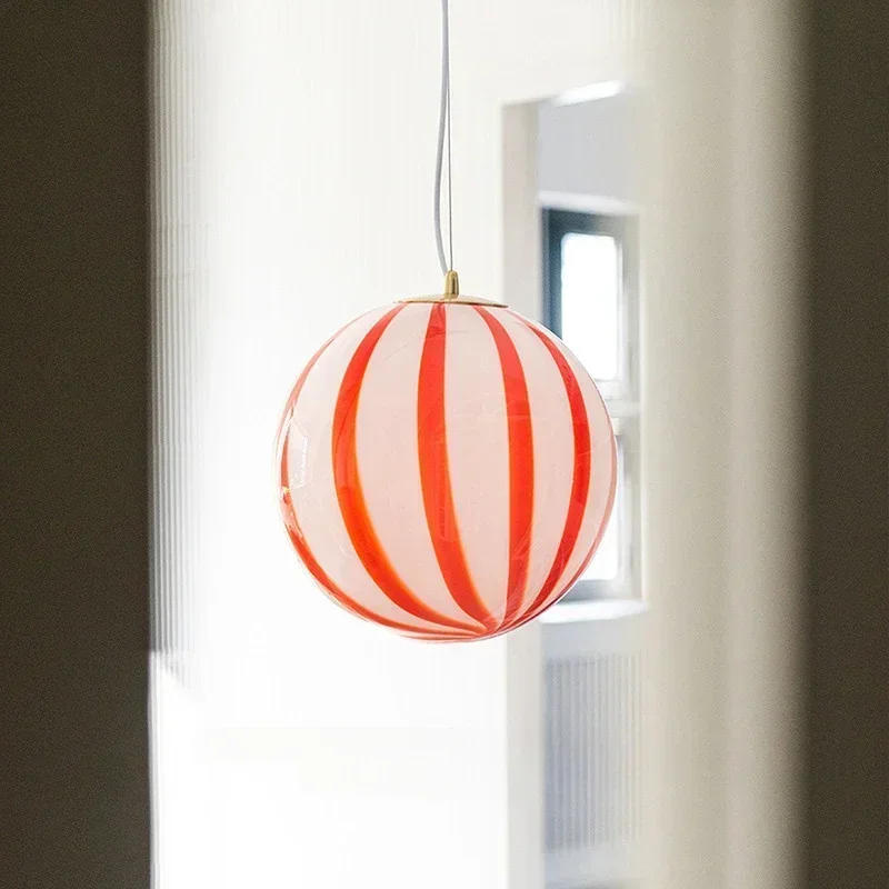 Description Picture 3 of itemModern Lollipop Ball Chandelier Kids Room Pendant Light for Bedroom Living Room Home Shop Decor Art LED Round Pendant Lamp