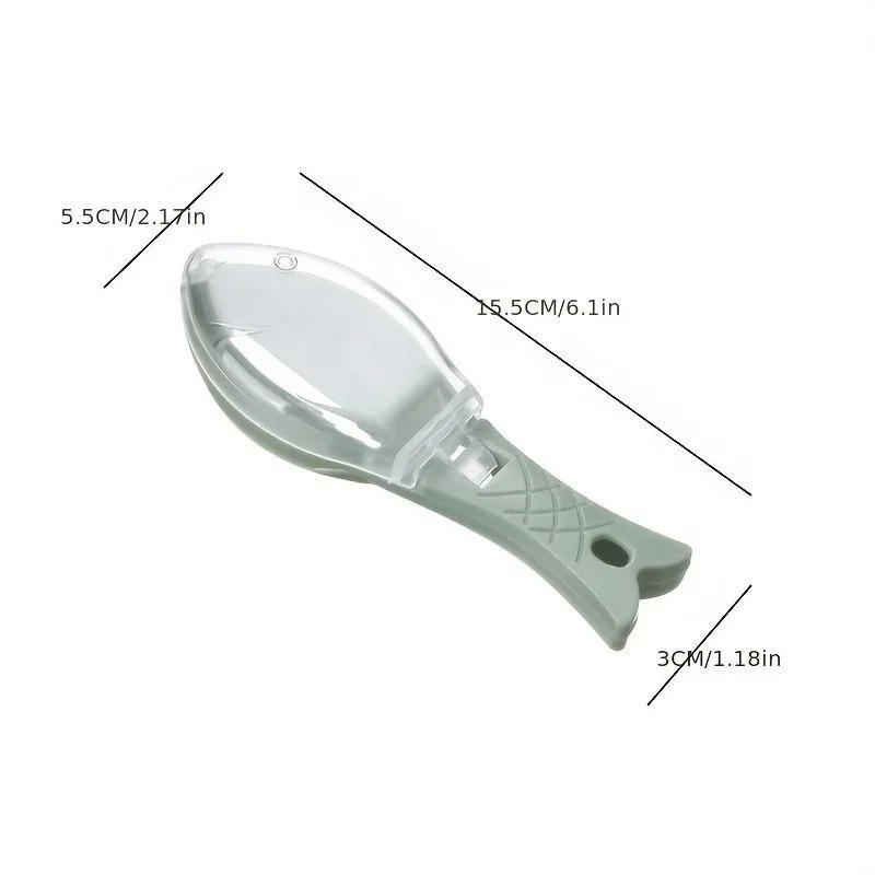 Description Picture 5 of item1PC Fish Scale Scraper Fast Remove Fish Skin Brush Fishing Scale Brush Graters Cleaner Kitchen Tool Peeler Helpful Gadgets