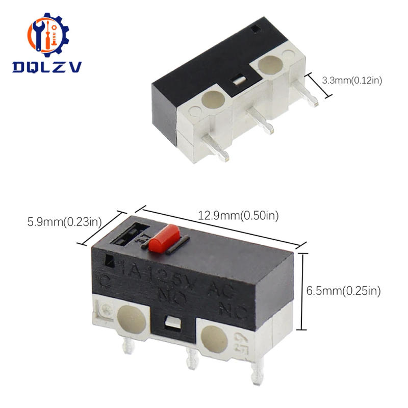 Description Picture 5 of itemMouse Switch Mini Micro Push Button Switch 3Pins 1A 125V AC