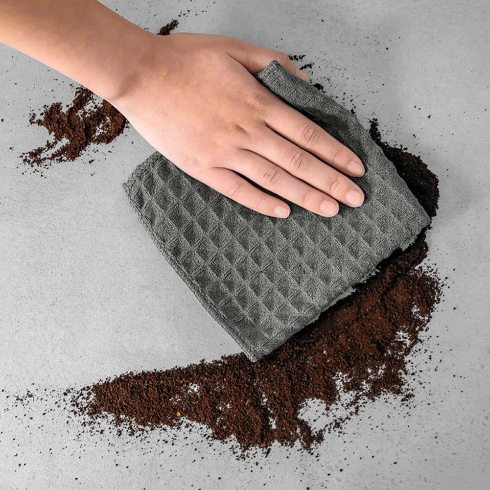 Description Picture 5 of itemSuper-Clean Microfiber Good Absorbent Barista Bar Towel Rag No Lint Square Towel Cleaning Cloth Coffee Machine Towel