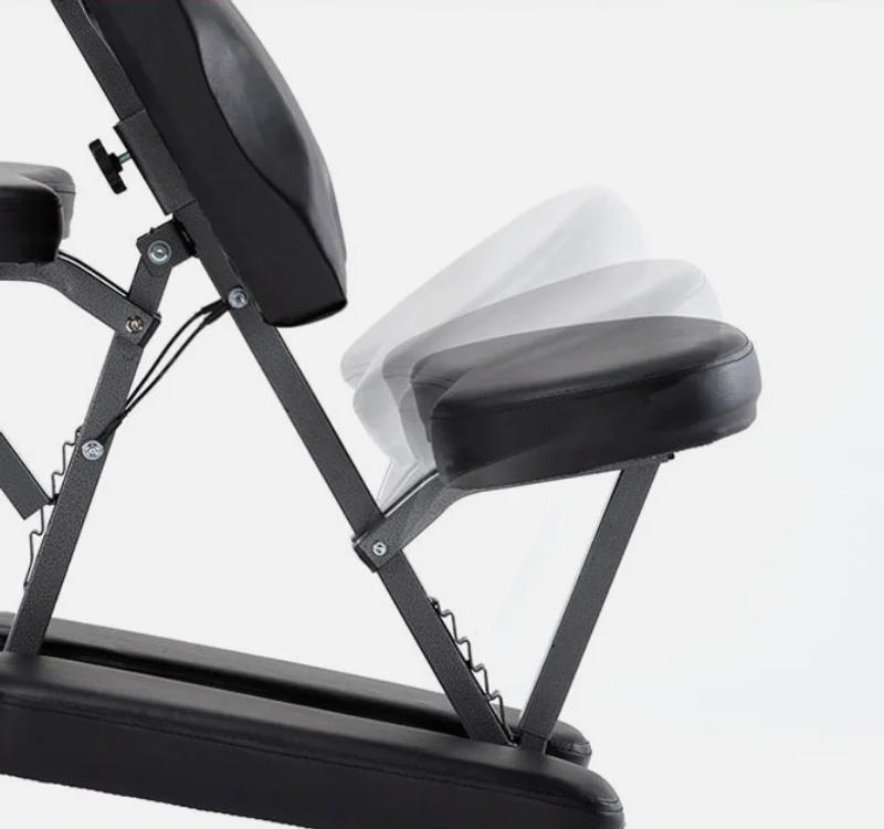 Description Picture 5 of itemFashion Salon Beauty Furniture Foldable Portable Aluminium Alloy PU Leather Red Black White Massage Tattoo Chair Bed Table