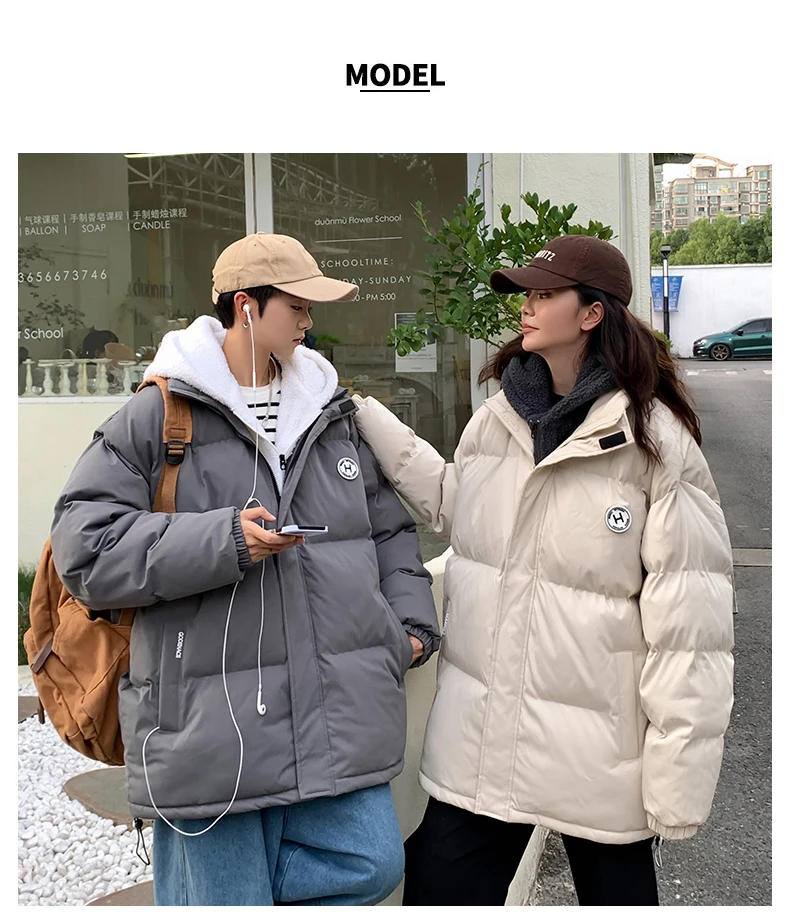 Description Picture 4 of itemFashion Casual Style Thickened Warm Parkas Wind-Resistant High Quality Men Clothing Comfortable Classic Outdoor Jacket With Hood