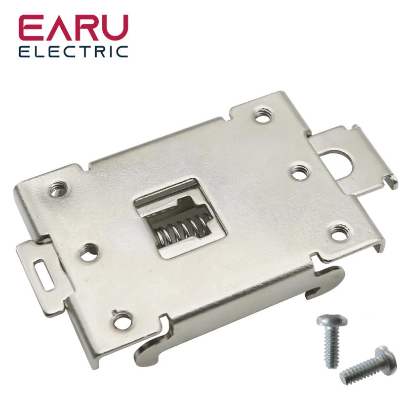 Description Picture 2 of item1pc Single Phase SSR 35MM DIN Applicable To For DA AA DD VA VD LA Rail Fixed Solid State Relay Clip Clamp With 2 Mounting Screws