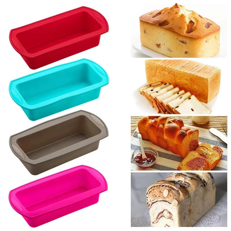 Description Picture 3 of itemSilicone Baking Molds Non-Stick Rectangle Cake Pans Mini Loaf Pan Easy Release Bread Toast Mould Kitchen Accessories Pastry Tool