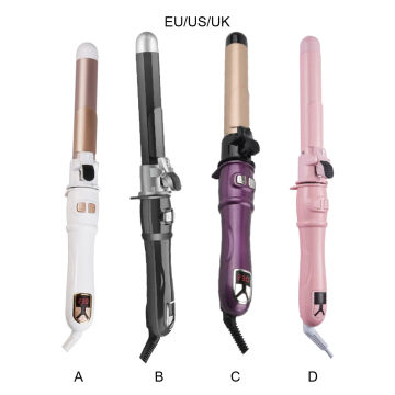 LCD Display Electric Curling Iron - Portable And Convenient Hair Styling Tool Small Occupation