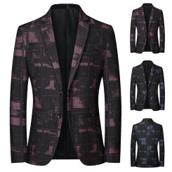 Men Suit Banquet Wedding Suit Party Suit Bar Night Club Blazer Men Tops Bright Suit Paisley Blazer Fashion Men's Suit