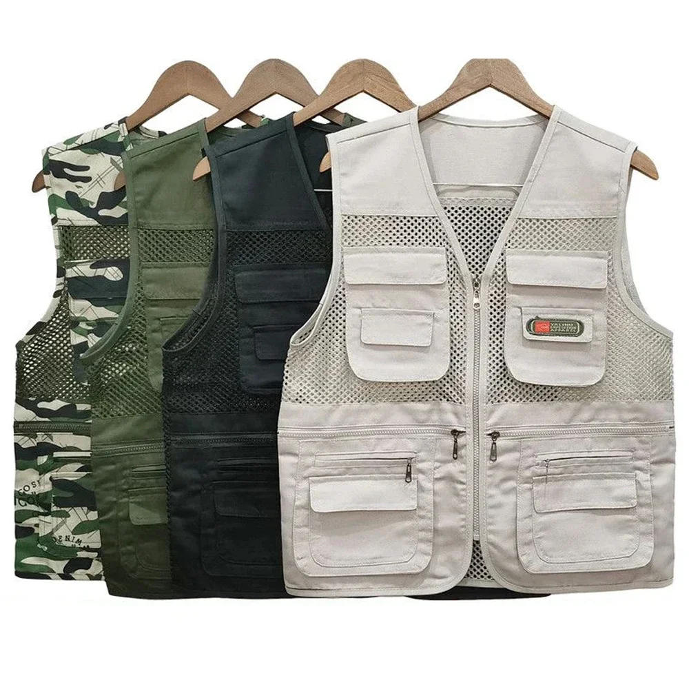 Description Picture 5 of itemSummer Thin Mesh Vest Leisure Multi-pocket Photography Fishing Vest Mountaineering Tourism Outdoor Sports Breathable Undershirt