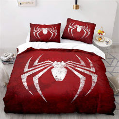 Spiderman Cover Quilt Marvel Cartoon Duvet Printing Home Breathable Boys Childrens Bedding Custom Made Set Kingreathable Bedding