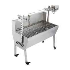 Heavy Duty Outdoor Large Stainless Steel Pig Chicken Spit Roaster Lamb Charcoal Barbecue Rotisserie BBQ Grills