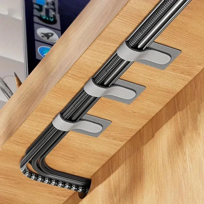 Description Picture 3 of item5/10/100PCS Cable Organizer Wire Winder USB Cable Management Protector for Wire Ties Phone Accessories Organizador Cables Too