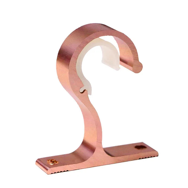 Description Picture 3 of itemCurtain Rods Bracket Hanger Hook Rod Support Clamp Crossbar Fixing Clip Wall Hooks Organizer Rails Rack Home Storage 1pcs 2024