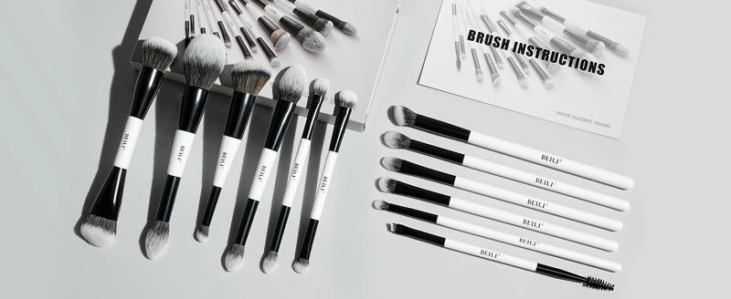 Description Picture 3 of itemBEILI Makeup Brushes 12 Pieces 18 In 12 Double-Sided Contour Foundation Highlight Blush Brush Eyeshadow Eyeliner Concealer Brush