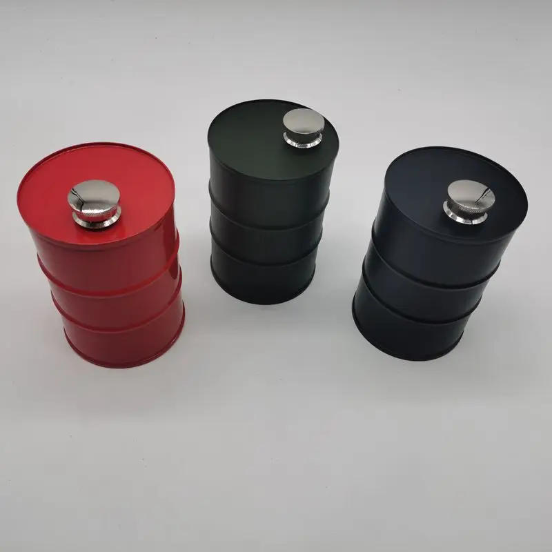Description Picture 3 of item25oz Vodka Oil Drums Whisky Flagon Oil Barrel Vodka Whiskey Jug Portable 304 Stainless Steel Alcohol Liquor Hip Flask