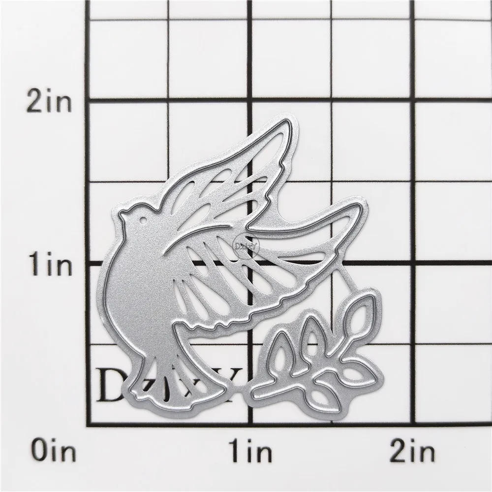 Description Picture 4 of itemDzIxY Pigeon Leaf Metal Cutting Dies for Card Making Paper Embossing Die Cuts Sets Album Crafts 2023 New Templates Stencils