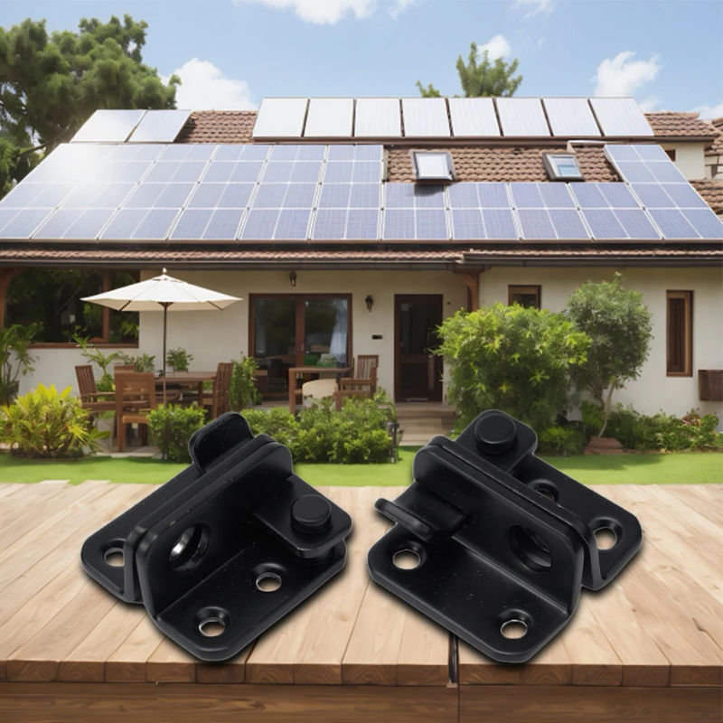 Description Picture 5 of itemDoor Chain Door Bolt Catch Drawer Free Punching Garden Gate Improvement New Heavy Duty Latch Latch Catch Lock Safety