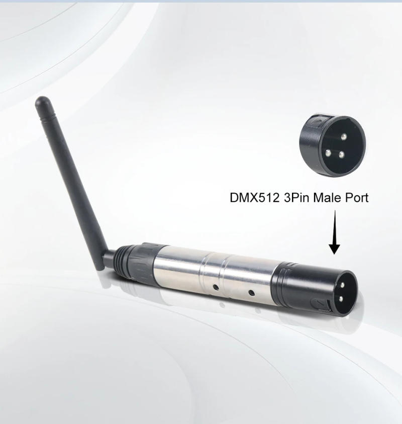 Description Picture 5 of itemDMX512 Dfi Controller 2.4G Wireless Transmitter Receiver For Disco DJ Party Bar Stage Par Moving Head Beam Laser Lighting