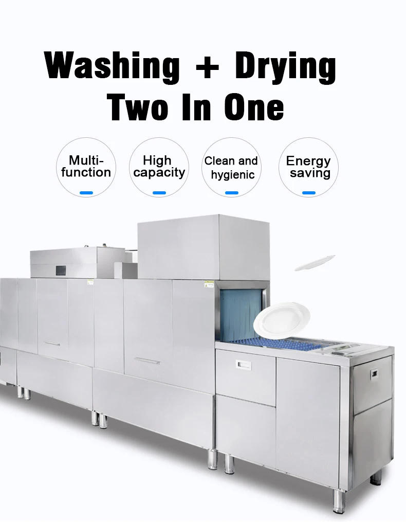 Description Picture 6 of itemAutomatic Commercial Dish Washer High Efficiency Kitchen Restaurant Dishwashing Machine Industrial Hotel Dishwasher