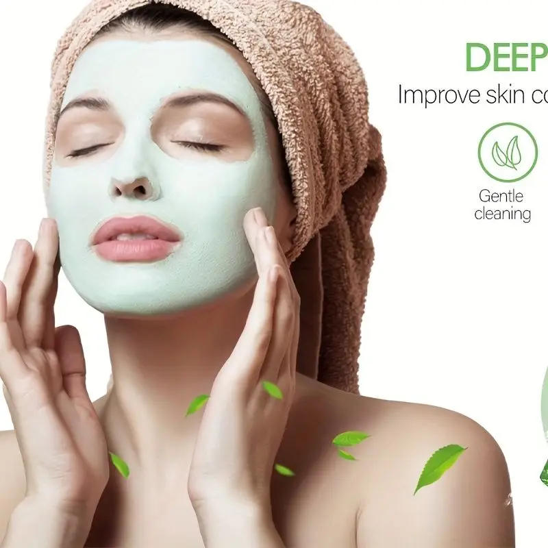 Description Picture 6 of itemGreen Tea Mask Stick Remove Blackheads Acne Deep Cleansing Purifying Clay Mask Oil Control Solid Mask Moisturizing Skin Care
