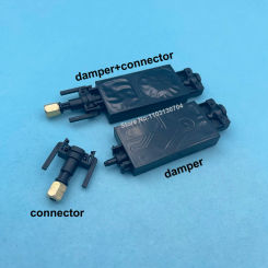10PCS DX5 UV ink damper for Mimaki JV33 JV5 CJV30 Galaxy for Epson XP600 TX800 Head eco solvent printer UV dumper with connector