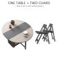 table with 2chairs