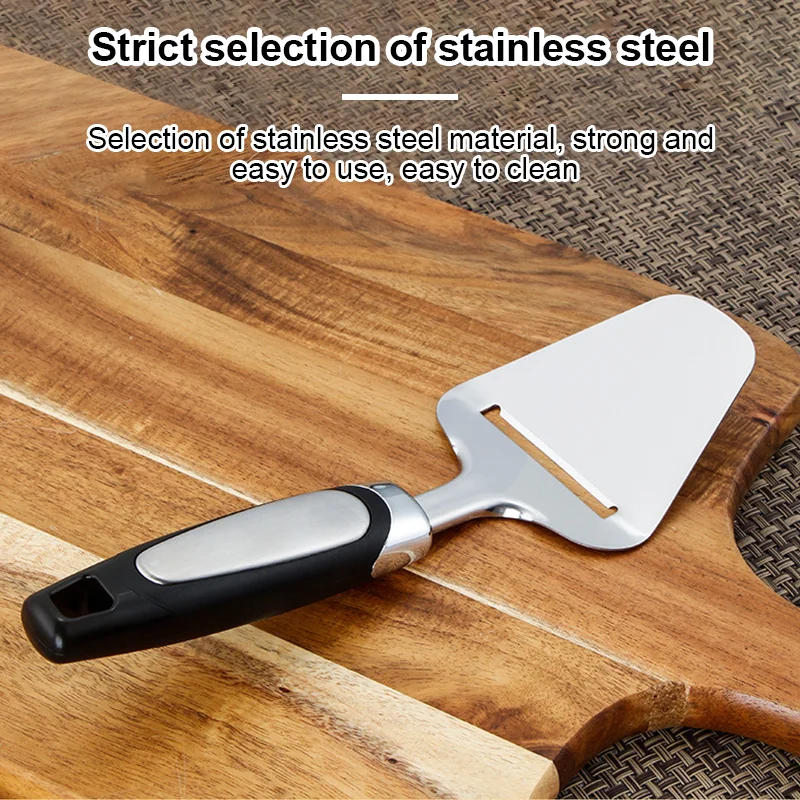 Description Picture 2 of itemCheese Slicer Stainless Steel Heavy Duty Cheese Shaver Shovel Multi-Function Plane Server for Soft Semi-Hard Hard Cheeses Kitche