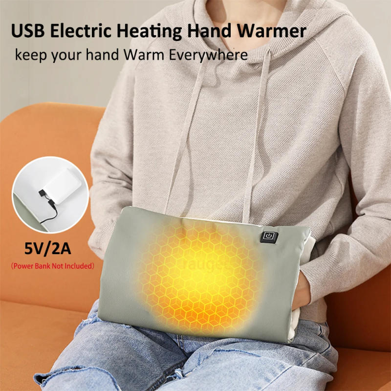 Description Picture 2 of itemUSB Hand Warmer Heating Pad Electric Heating Mat for Foot Legs Body Warmer Portable USB Heater Heating Blanket Warm Hand Pocket