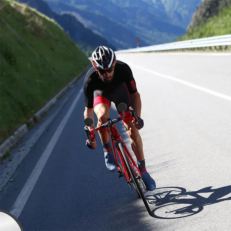 Description Picture 3 of itemBicycle Mirrors Convex Wide Angle Adjustable Bike Handlebar Rearview Mirror Electric Scooter Reflector MTB Road Bike Accessories