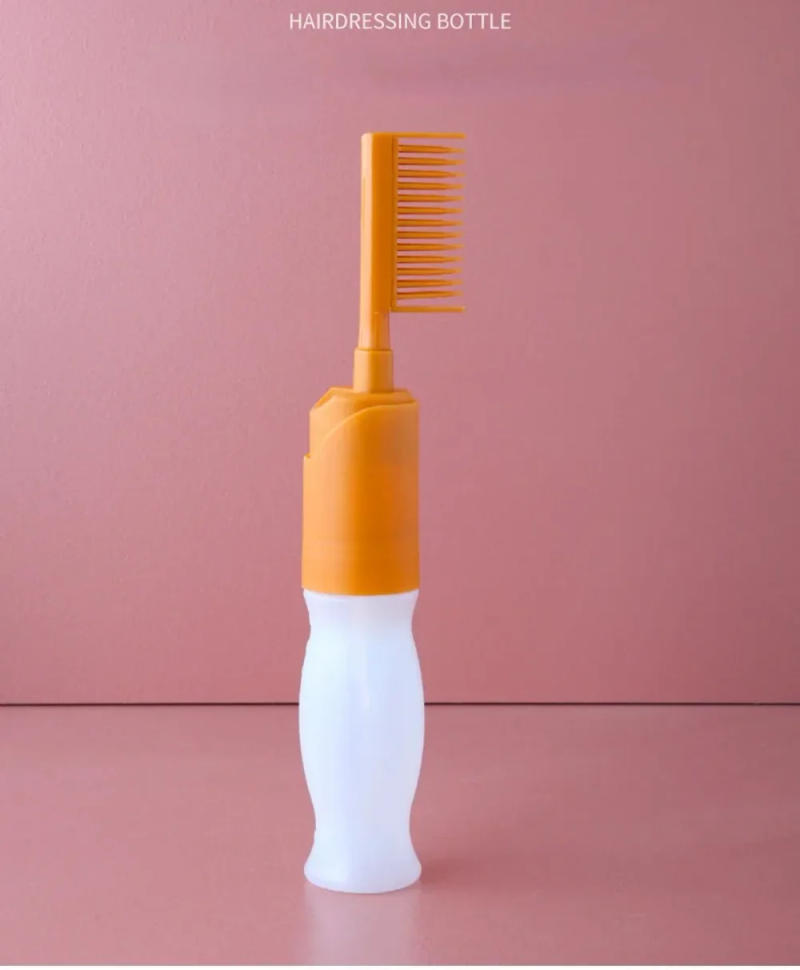 Description Picture 2 of item1pc 110ml Dyeing Shampoo Bottle Portable Oil Comb Hair Dye Bottle Applicator Hair Dyeing Applicator Brush Bottles Hair Coloring