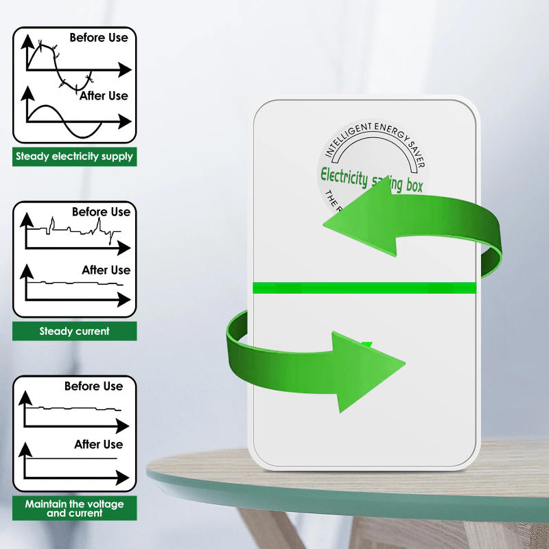 Description Picture 5 of item2/4Pcs Power Saver 90V-250V Intelligent Electric Energy Saver Household Low Consumption Electricity Flame Retardant US Standard