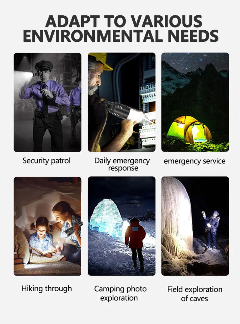 Description Picture 5 of itemOutdoor strong condenser lens white laser strong condenser lens focusing and long-range strong light LED flashlight