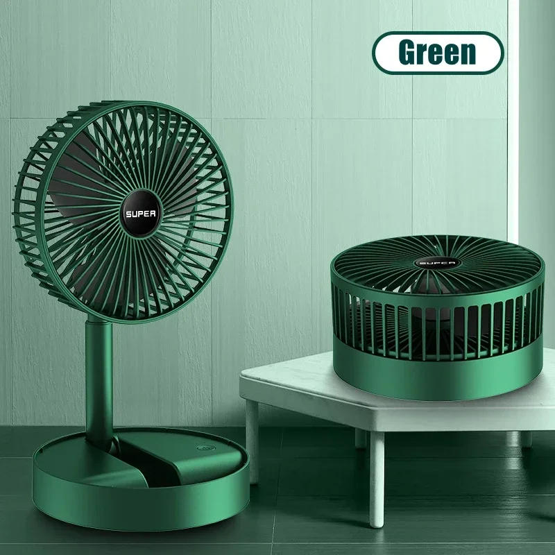 Description Picture 3 of itemDesktop USB Fan Folding Retractable USB Charging Fan Portable Mute Fan For Office Desktop Dormitory Home Mini Electric Fans