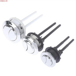 1pc Dual Flush Toilet Tank Button Round Shape Push Buttons