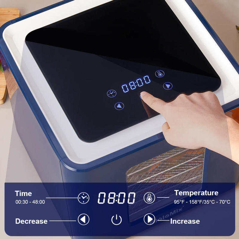 Description Picture 4 of itemBioloMix 6 Trays Food Dehydrator with Digital Temperature and Time,LED Touch Control,Dryer for Fruit Vegetable Meat Beef Jerky
