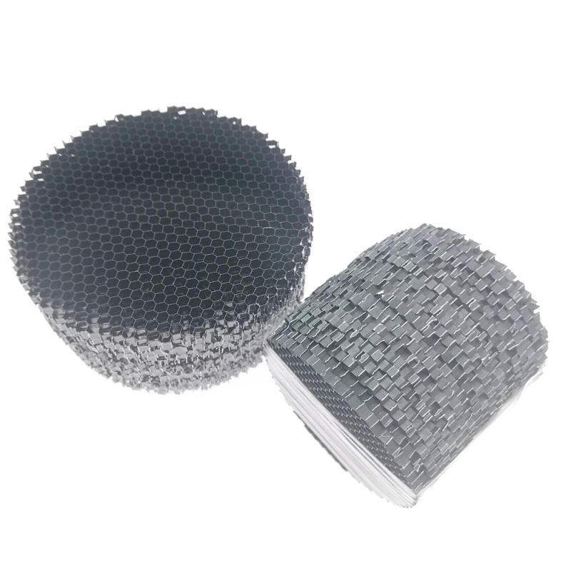 Description Picture 5 of item5pcs LED Soft Light Shade Hood Downlight Spotlight Black Round Honeycomb Mesh Cover Anti-glare Anti-dazzling Light Aluminum
