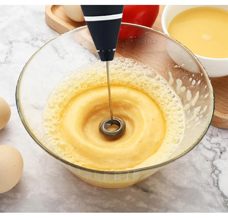 Description Picture 6 of itemMilk Frothers USB Rechargeable Portable Blender Foamer High Speeds Drink Maker Whisk Mixer For Coffee Cappuccino Cream