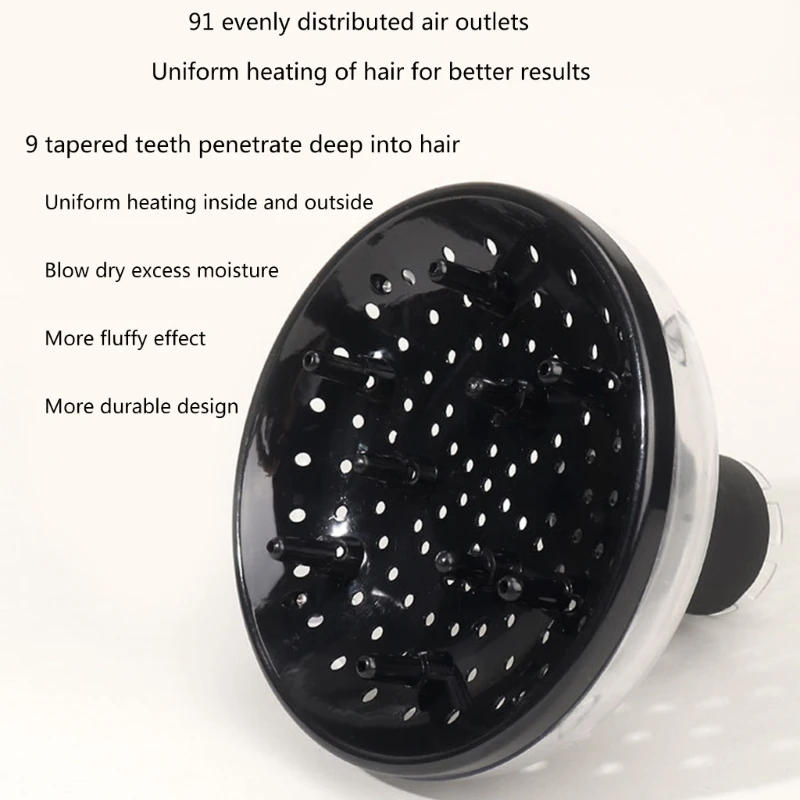 Description Picture 5 of itemUniversal Hair Diffuser Adaptable for Blow Dryers with D-1.5-Inch to 1.9-Inch for Curly or Wavy Hair Styling Tool