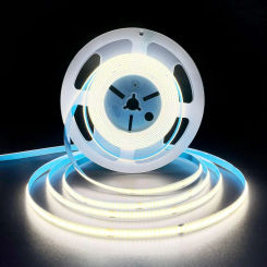 DC12V LED Strip 8MM Flexible Diode Tape COB Super Thin Lamp Tape LED Lights for Room Kitchen Cabinet Wardrobe Backlight Lighting