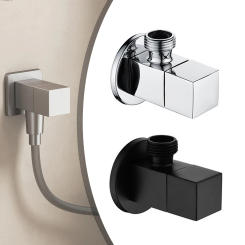 Bathroom Angle Valve Pure Copper Square Toilet Filling Angle Valve Water Heater 4 Water Valve Basin Water Heater Faucet