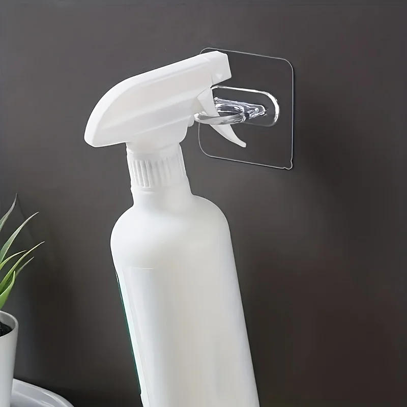 Description Picture 3 of item10pcs Easy-Install Adhesive Hook Set For Kitchen & Bathroom - No-Drill Wall Mount Hangers For Towels, Utensils, And More