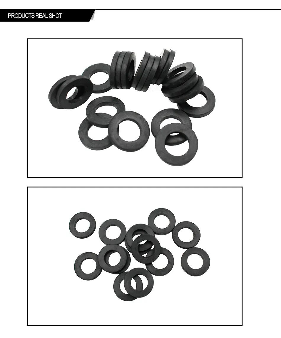 Description Picture 5 of itemFlat gasket M2-5 NBR VMQ waterproof screw gasket sealing ring resistant oring hardware tool accessories shock-absorbing globle