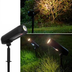 Outdoor Landscape Spotlight Waterproof LED Lawn Lamp 1200mAh Wireless Garden Spotlight Last Up 10 To 13H for Yard Garden Patio