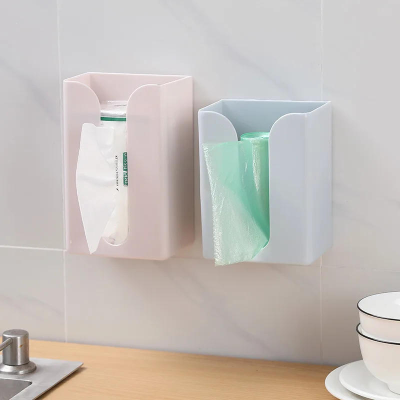 Description Picture 5 of itemNon Marking Sticker Paper Box Wall Mounted Tissue Holder Multifunctional Toilet Tissue Box